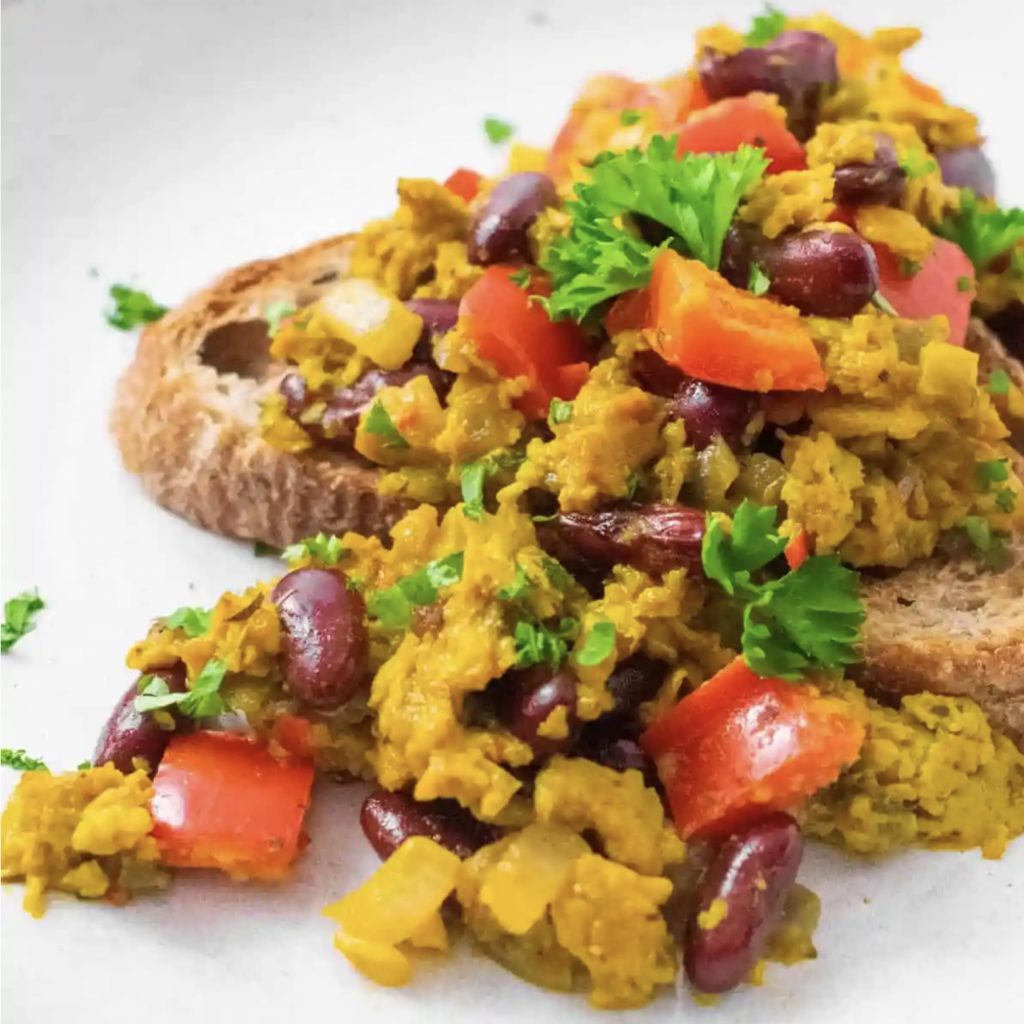 scrambled-eggs-with-red-kidney-beans-lodi-canning