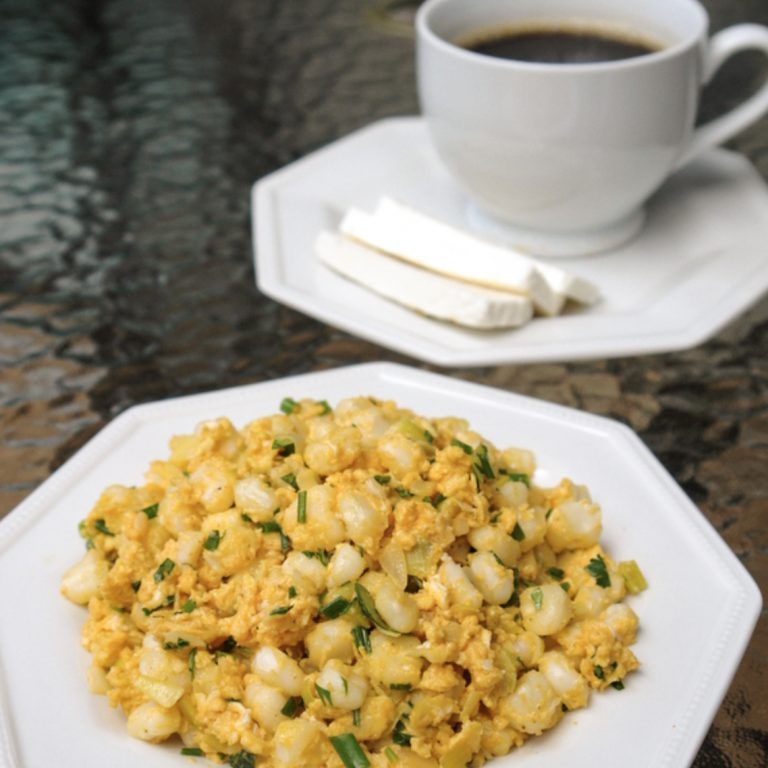 White Hominy with Eggs Lodi Canning